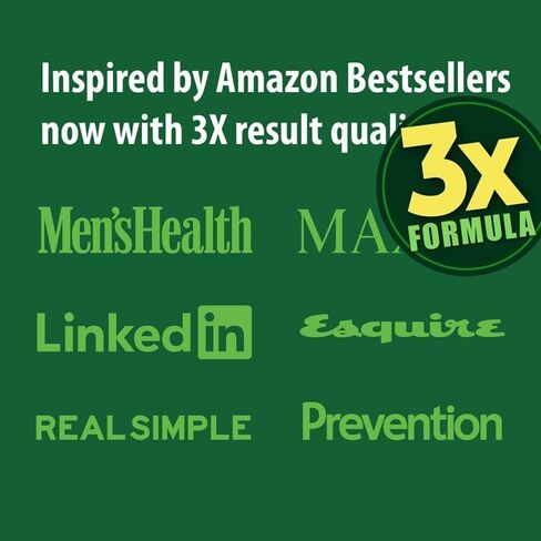 3X Formula Natural Prostate Health Supplements for Men - Saw Palmetto Reduce Nighttime Bathroom Trips + Hair Growth/Hair Loss Prevention, 2-Mons (60 Count (Pack of 1)) in Saudi Arabia