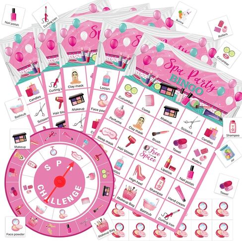 Capoda Easter Bingo Game for 24 Players Adults Easter Egg Bunny Bingo Cards with Turntable Marking Cards Spring Party Games for Family Friends Large Group School Classroom Activities Party Favors in Saudi Arabia