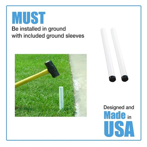 Kidkusion Driveway Safety Net for Outdoor Play| 12 Ft. | Visual Boundary for Playtime Safety | Black | Made in USA in Kuwait