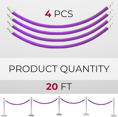 مجموعة 4 محطات PСS للحفلات - محطات الحبال الوردية لردهة الفندق، حبال VIP للأعمدة ذات الخطافات، الحبال الملتوية للمناسبات الخاصة وقائمة الانتظار in Kuwait