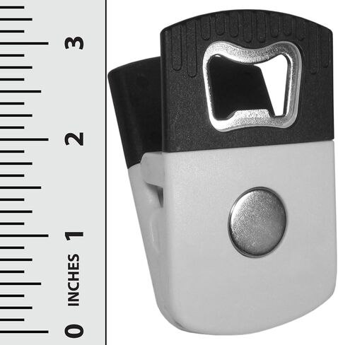 مغناطيس بمشبك رقاقة Siskyou Sports NFL Atlanta Falcons، 3 قطع مقاس واحد، أبيض in Kuwait