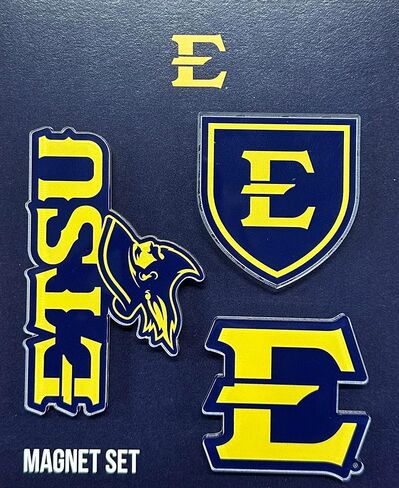 Desert Cactus East Tennessee State University Acrylic Magnet 3 Pack ETSU Buccaneers Decorative Design Officially Licensed (Magnet Set A) in Saudi Arabia