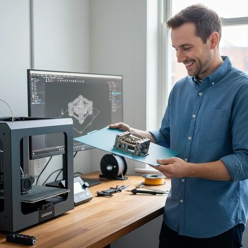 Cold Build Plate 257x257mm for Bambu lab a1/P1S/P1P/P2S/X1C/X1E 3D Printer| Room Temperature Printing | 50% Energy Saving & Anti-Clogging | High-Wear Resistant & Scratch-Proof | Double-Sided in Saudi Arabia