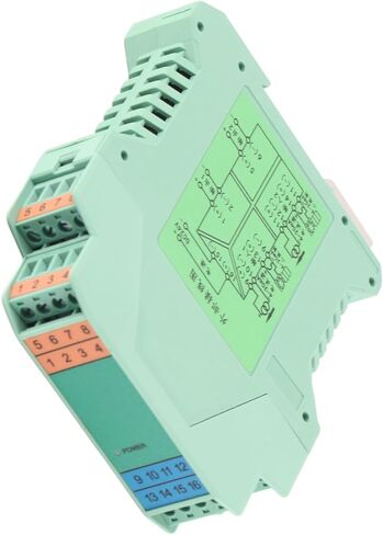 جهاز إرسال عازل، عازل تبريد سريع، تطبيقات واسعة، تيار مستمر 4-20 مللي أمبير، مدخل 2 في 2 خارج DIN Rail Mount PLC in Kuwait