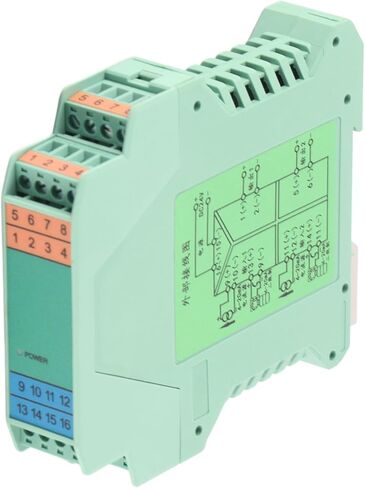 جهاز إرسال عازل، عازل تبريد سريع، تطبيقات واسعة، تيار مستمر 4-20 مللي أمبير، مدخل 2 في 2 خارج DIN Rail Mount PLC in Kuwait