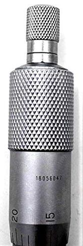 إطار معدني صلب ميكرومتر خارجي احترافي مطلي بالكروم 0-1 بوصة × 0.001 بوصة لقياسات دقيقة ومعبأة في علبة تخزين in Kuwait