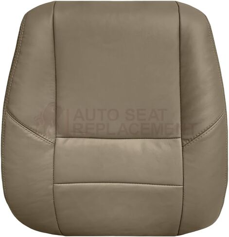 Compatible with 2001 2002 2003 2004 Toyota Sequoia Limited, SR5, 2WD, 4WD, AWD Real Leather Seat Covers in Oak Tan (Passenger Bottom) in Kuwait
