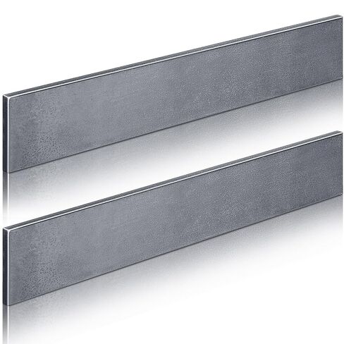 2 Pcs 12" x 2" x 0.25" 5160 Steel Flat Stock Bar Stock Blade Billets Blanks Metal Knife Making Knife Forging Steel for DIY Supplies Kitchen Tools in Saudi Arabia