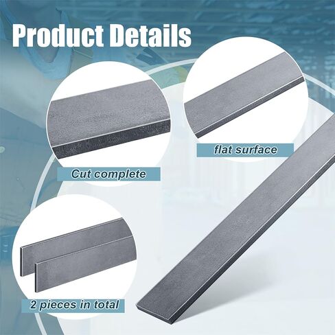 2 Pcs 12" x 2" x 0.25" 5160 Steel Flat Stock Bar Stock Blade Billets Blanks Metal Knife Making Knife Forging Steel for DIY Supplies Kitchen Tools in Saudi Arabia