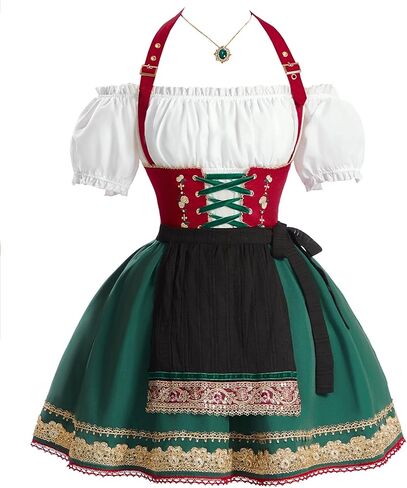 Haikyuu Women Oktoberfest Costume Beer Baby Dress German Dirndl Dresses Bavarian Carnival Halloween Cosplay Outfit in Kuwait