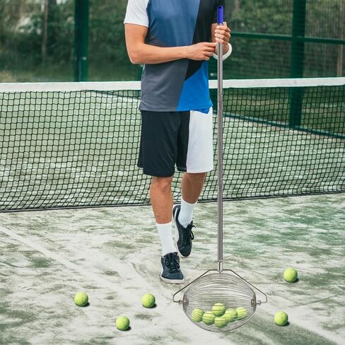 كرة التنس هوبر باديل كرات المسترد آلة منتقي الكرة القاذف العلوي شاجر التوقف جامع in Kuwait