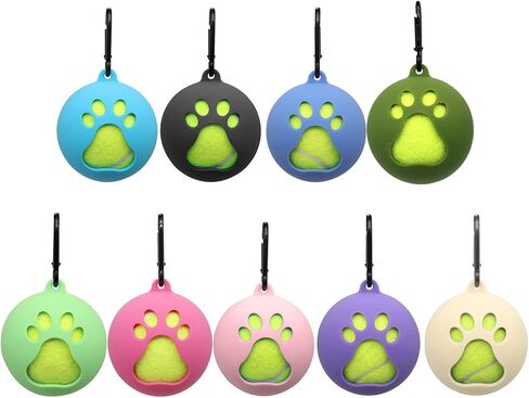 Light Weight Tennis Ball Holder with Dog Leash attachments Pet Ball Covers Holder Portable Tennis Ball Clip in Saudi Arabia