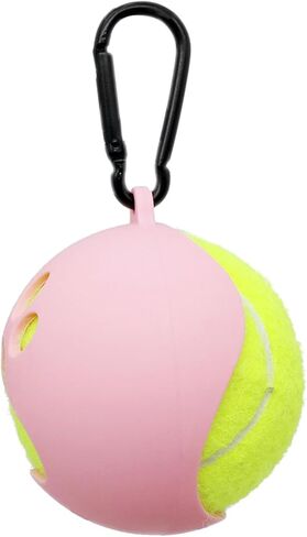 Light Weight Tennis Ball Holder with Dog Leash attachments Pet Ball Covers Holder Portable Tennis Ball Clip in Saudi Arabia