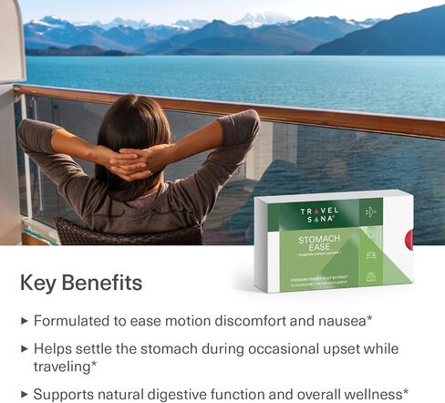 مكمل الزنجبيل العضوي | 200 مجم من مستخلص جذر الزنجبيل (10:1) و9% جينجيرول (18 مجم) لكل كبسولة | يدعم راحة المعدة* والغثيان المرتبط بالحركة* | أساسيات السفر | 30 كبسولة نباتية in Kuwait