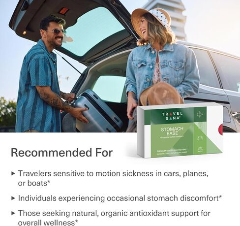 مكمل الزنجبيل العضوي | 200 مجم من مستخلص جذر الزنجبيل (10:1) و9% جينجيرول (18 مجم) لكل كبسولة | يدعم راحة المعدة* والغثيان المرتبط بالحركة* | أساسيات السفر | 30 كبسولة نباتية in Kuwait