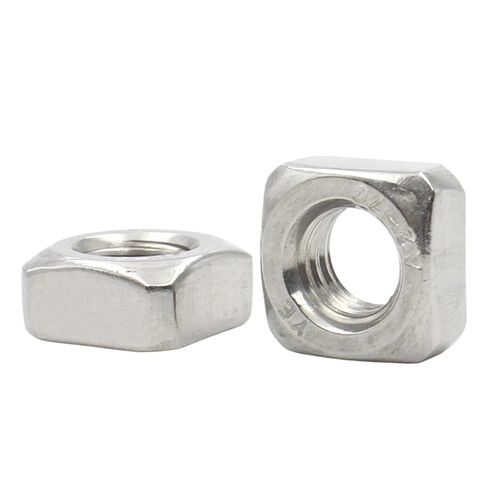 DIN557 M3 M4 M5 M6 M8 M10 M12 A2-70 304 Stainless Steel Square Nuts Metric Nut(M3x50pcs) in Saudi Arabia