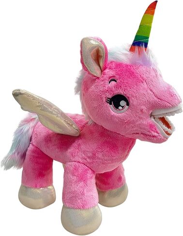 Tooth Fairy Dental Plush Doll, YOUYA DENTAL Oral Health Presentation Puppet Unicorn Dental Educational Plush Small Size Doll with Teeth for Kids Chidren Boys Girls- White in Kuwait