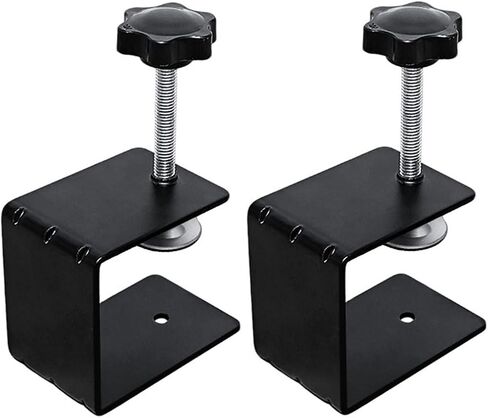 Furniture Clamp Bracket Set, Adjustable with Star Knob, Easy Installation for DIY, Home Improvement, and Woodworking Projects in Saudi Arabia