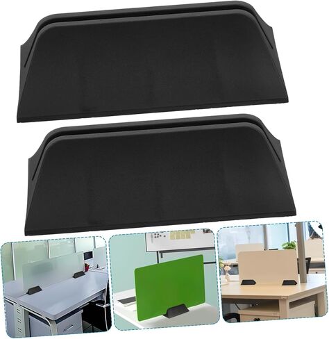 سطح المكتب مقسم المشبك قابل للتعديل لوحة الخصوصية كليب مكتب مكتب التقسيم دعم قوس للشاشة الزجاجية 2-حزمة 5.51X2.63X1.96In in Kuwait