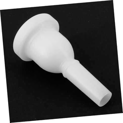 Milisten Tuba Mouthpiece Replacement with 39mm Large Bore and 13mm Small Bore, White Plastic Brass Instrument Accessory for Beginners and Performance Practice in Saudi Arabia