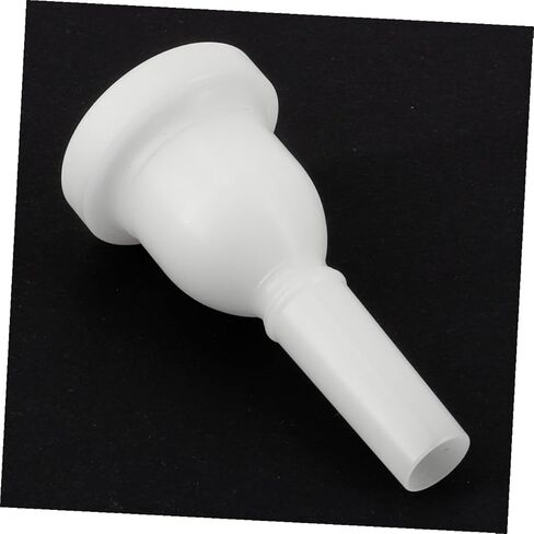 Artibetter Plastic Tuba Mouthpiece Replacement, White 39mm Large Bore 13mm Small Bore, Musical Instrument Mouthpiece for Tuba Performance and Brass Players in Saudi Arabia