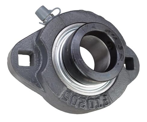 1" Ductile Iron Two Bolt Flange Bearing W/Lock Collar SAFTD205-16G, GVFTD-1 by SpinCo in Saudi Arabia