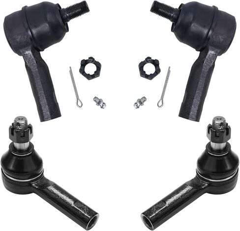 Detroit Axle-Front 4pc Tie Rods for 2016-2023 Subaru Crosstrek 2014-2018 Forester و 4 inner and tie rod end endlis in Kuwait