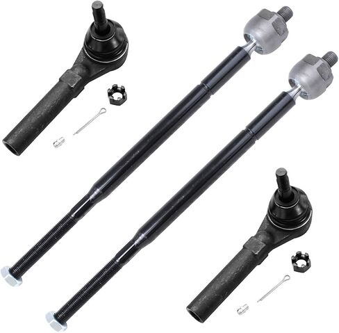 Detroit Axle-Front 4pc Tie Rods for 2016-2023 Subaru Crosstrek 2014-2018 Forester و 4 inner and tie rod end endlis in Kuwait