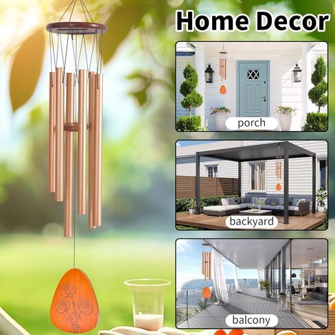 Gifts for Mom, 35'' Moms Wind Chimes, Thanksgiving Mother's Day Christmas Valentines Day Gift for Mom, Mother Birthday Gift from Daughter Son, Love Reminder Gifts in Saudi Arabia