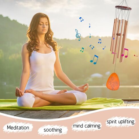 Gifts for Mom, 35'' Moms Wind Chimes, Thanksgiving Mother's Day Christmas Valentines Day Gift for Mom, Mother Birthday Gift from Daughter Son, Love Reminder Gifts in Saudi Arabia