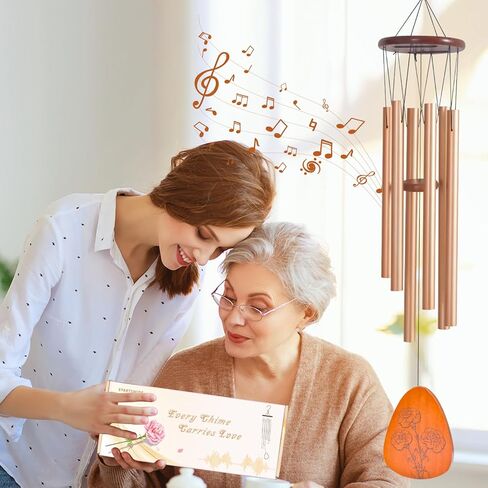 Gifts for Mom, 35'' Moms Wind Chimes, Thanksgiving Mother's Day Christmas Valentines Day Gift for Mom, Mother Birthday Gift from Daughter Son, Love Reminder Gifts in Saudi Arabia