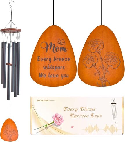 Gifts for Mom, 35'' Moms Wind Chimes, Thanksgiving Mother's Day Christmas Valentines Day Gift for Mom, Mother Birthday Gift from Daughter Son, Love Reminder Gifts in Saudi Arabia