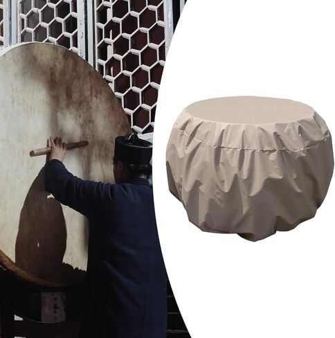 Drum Dust Cover Drum Accessory, Easy to Install, Water Resistant Drawstring Design Practical Portable Cover, Diameter 80cm in Kuwait