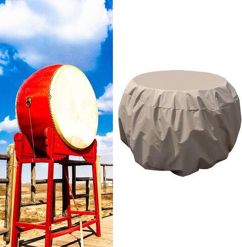 Drum Dust Cover Drum Accessory, Easy to Install, Water Resistant Drawstring Design Practical Portable Cover, Diameter 80cm in Kuwait