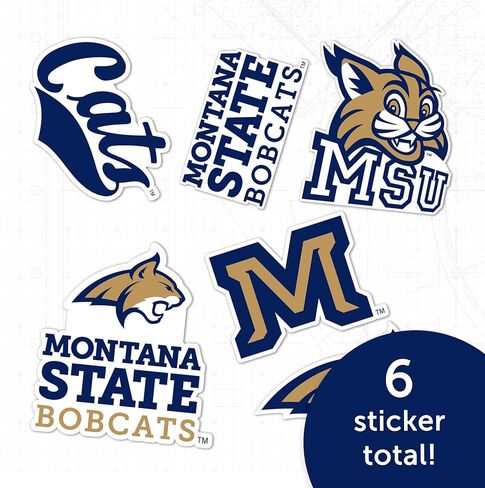 ملصق جامعة ولاية صبار الصحراء مونتانا بوبكاتس MSUr شارات الفينيل زجاجة مياه للكمبيوتر المحمول ورقة قصاصات السيارة T2 (النوع 2-3) in Kuwait