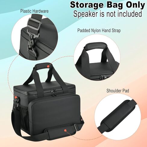 TXEsign Speaker Carrying Bag Compatible with Turtlebox Original Gen 3, All-Round Protection Portable Tote Bag Water-Resistant Storage Case with Shoulder Strap and Handle in Kuwait