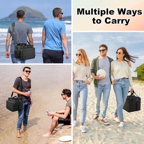 TXEsign Speaker Carrying Bag Compatible with Turtlebox Original Gen 3, All-Round Protection Portable Tote Bag Water-Resistant Storage Case with Shoulder Strap and Handle in Kuwait