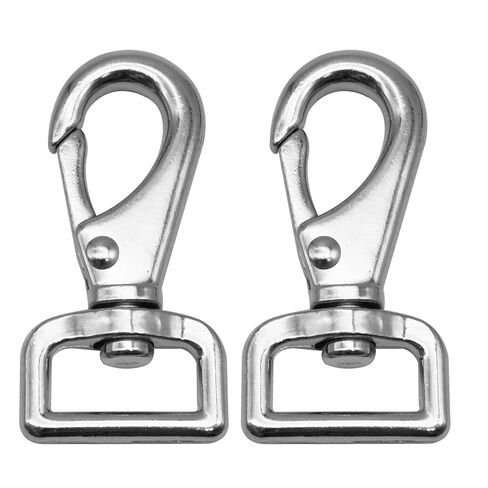 2 Pcs Heavy Duty Trigger Snap Hooks Metal Zinc Alloy Swivel Snaps Strong Lobster Claw Clips Length 2.9 Inch in Saudi Arabia