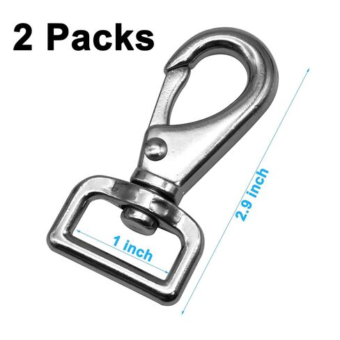 2 Pcs Heavy Duty Trigger Snap Hooks Metal Zinc Alloy Swivel Snaps Strong Lobster Claw Clips Length 2.9 Inch in Saudi Arabia