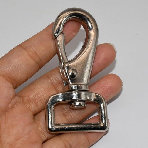 2 Pcs Heavy Duty Trigger Snap Hooks Metal Zinc Alloy Swivel Snaps Strong Lobster Claw Clips Length 2.9 Inch in Saudi Arabia