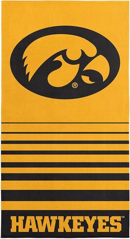 Northwest Iowa Hawkeyes NCAA Striped Jacquard Beach Towel 36 x 72 Inches in Saudi Arabia