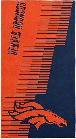 منشفة الشاطئ Northwest Denver Broncos NFL Progression Jacquard Beach مقاس 36 × 72 بوصة in Saudi Arabia