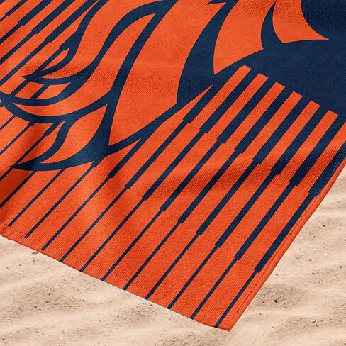 منشفة الشاطئ Northwest Denver Broncos NFL Progression Jacquard Beach مقاس 36 × 72 بوصة in Saudi Arabia