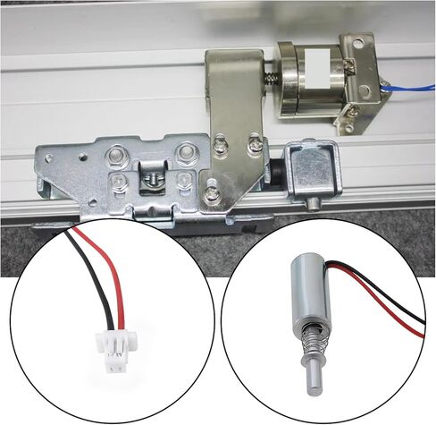 eMagTech 1Pc Tiny Mini Cylindrical Suction Solenoid Electromagnet Tubular Micro Magnetic Suction for Electromagnetic Suction Electromagnetic Lock 8x34.5x2.9mm 3V in Saudi Arabia
