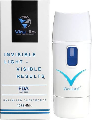 جهاز Virulite CS الأصلي من الشركة المصنعة المباشر متعدد براءات الاختراع لعلاج القروح الباردة بالضوء غير المرئي - نتائج مرئية - منتج مسجل لدى شركة أمازون ترانسبرانسي in Kuwait