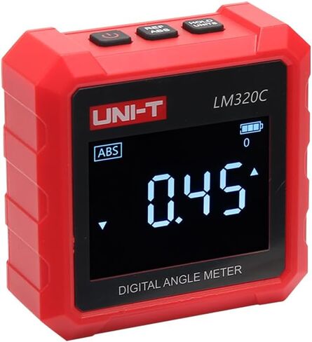 مقياس الزاوية الرقمي LM320C، قياس الزاوية النسبية والمطلقة، مقياس الميل 4 × 90 درجة، محدد الزوايا المغناطيسية من 3 جوانب، تبديل وحدة النسبة المئوية والدرجة، مقياس الملاك المنقلة، بدون وظيفة الليزر in Saudi Arabia