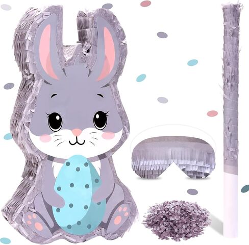 Sratte Easter Pinata Decorations Bunny Pinata Kit Easter Egg Pinata لعيد عيد ميلاد عيد ميلاد الديكور الاحتفال بالاحتفال (البيض) in Kuwait