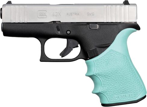 غطاء مطاطي بمقبض مطاطي من Hogue HandAll Beavertail لـ Glock 43X، 43X MOS، 48 in Saudi Arabia