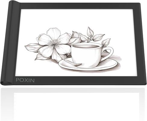 صندوق الضوء لتتبع إمدادات الطاقة A4،2-in-1 (بطارية USB/Type-C & 3AA) وسادة السطوع غير القابل للتطبيق الداخلي أو في الهواء الطلق للفنانين ، الرسم ، الرسم ، الرسوم المتحركة ومشاهدة الأشعة السينية (أسود) in Kuwait