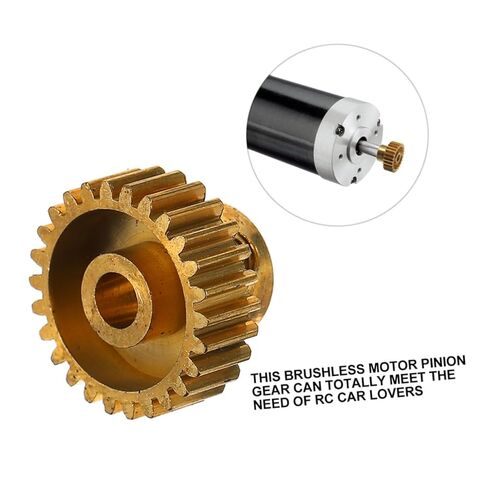 Gatuida 26t Motor Pinion Gear Copper Gear لسيارة Rc متوافقة مع المحركات الكبيرة ومقاومة التآكل للمشروعات اليدوية والنماذج الميكانيكية in Saudi Arabia